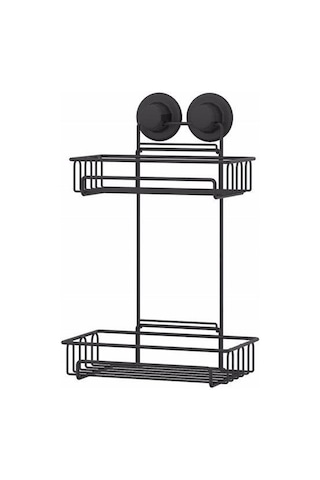 Geseus Va Kumlu Iki Katlı Banyo Rafı Şampuanlık Delme Vida Matkap Çok Renkli