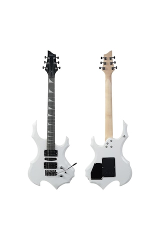 Midex Force-wh Profesyonel Axel Kasa Hsh Elektro Gitar Seti Beyaz