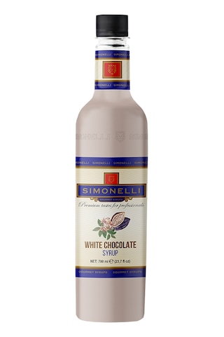 Simonelli Beyaz Çi̇kolata Kahve Şurubu 700 ML + Pompa