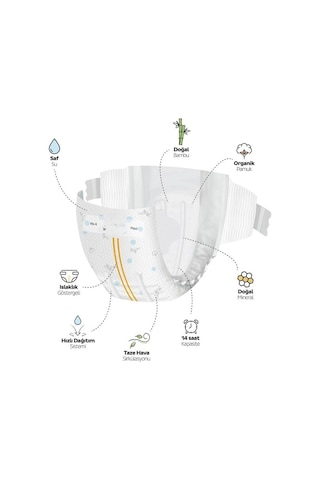 Znv Zenvia Mey İthalat Bio Natural Premium Plus Airbag Comfort Bebek Bezi 5 Beden 40 Adet Znv2025 Cmn