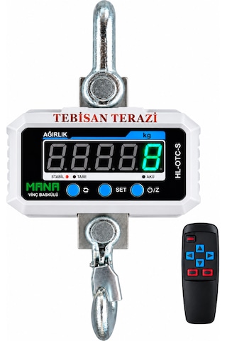 Hana Vinç Baskül 10ton 1kg Tartım Otc-s