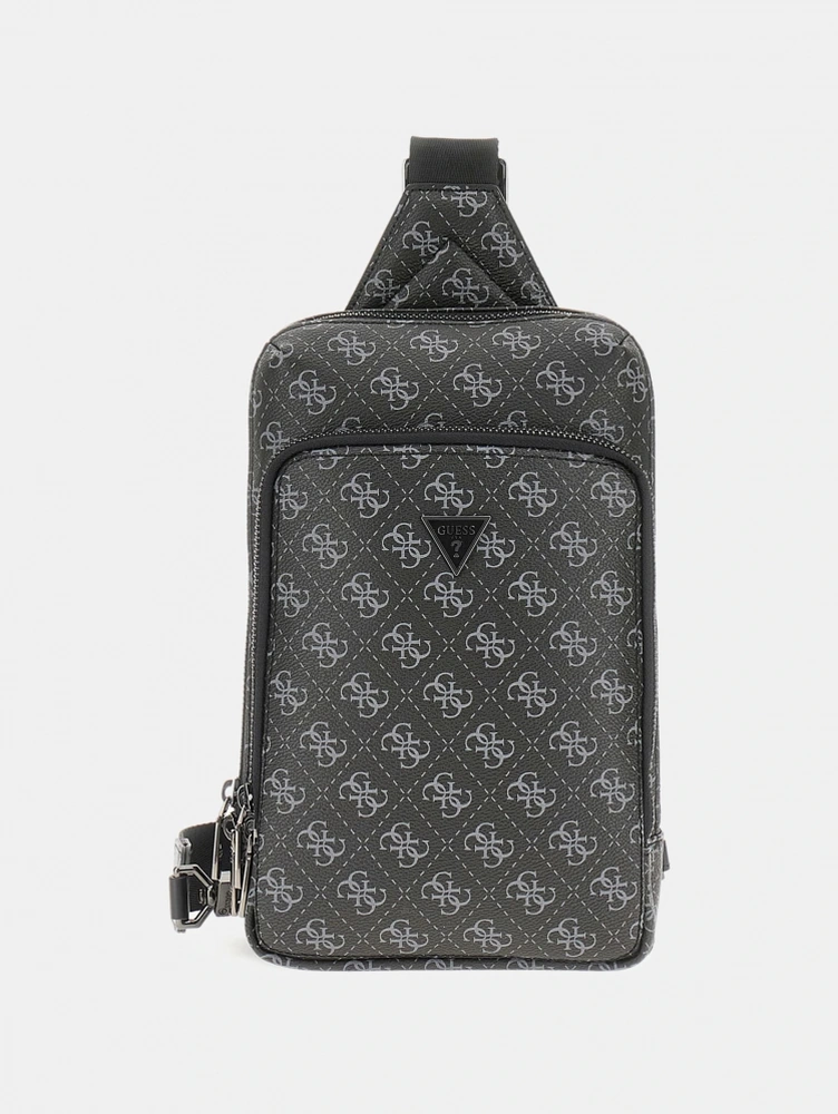 Guess Milano Erkek Siyah Çapraz Askılı Çanta Hmmılop5226-dab Siyah