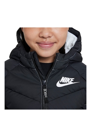 Nike Sportswear Synthetic-fill Full-zip Hoodie Girls' Çocuk Mont Siyah