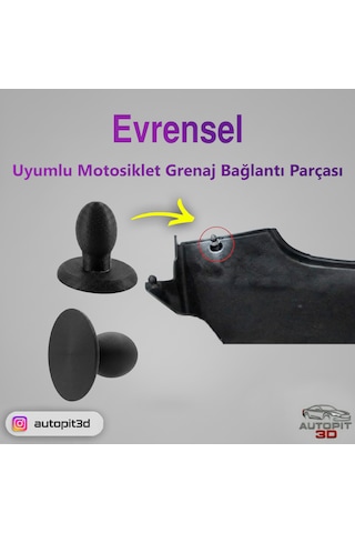 Motosiklet Grenaj Bağlantı Parçası Evrensel 2 Adet