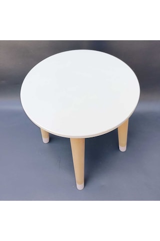 Na Neşeli Ahşap Ahşap Çocuk Taburesi. Çocuk Sandalyesi. Çalışma Masası .renkli Çocuk Odası Sehpa Çiçeklik Ev Dekoru Beyaz