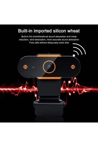 Yuntech01 Web Kamerası Mikrofonlu 1080p Otomatik Odaklanma 2592x1944 Çözünürlüğü Desteği Diğer