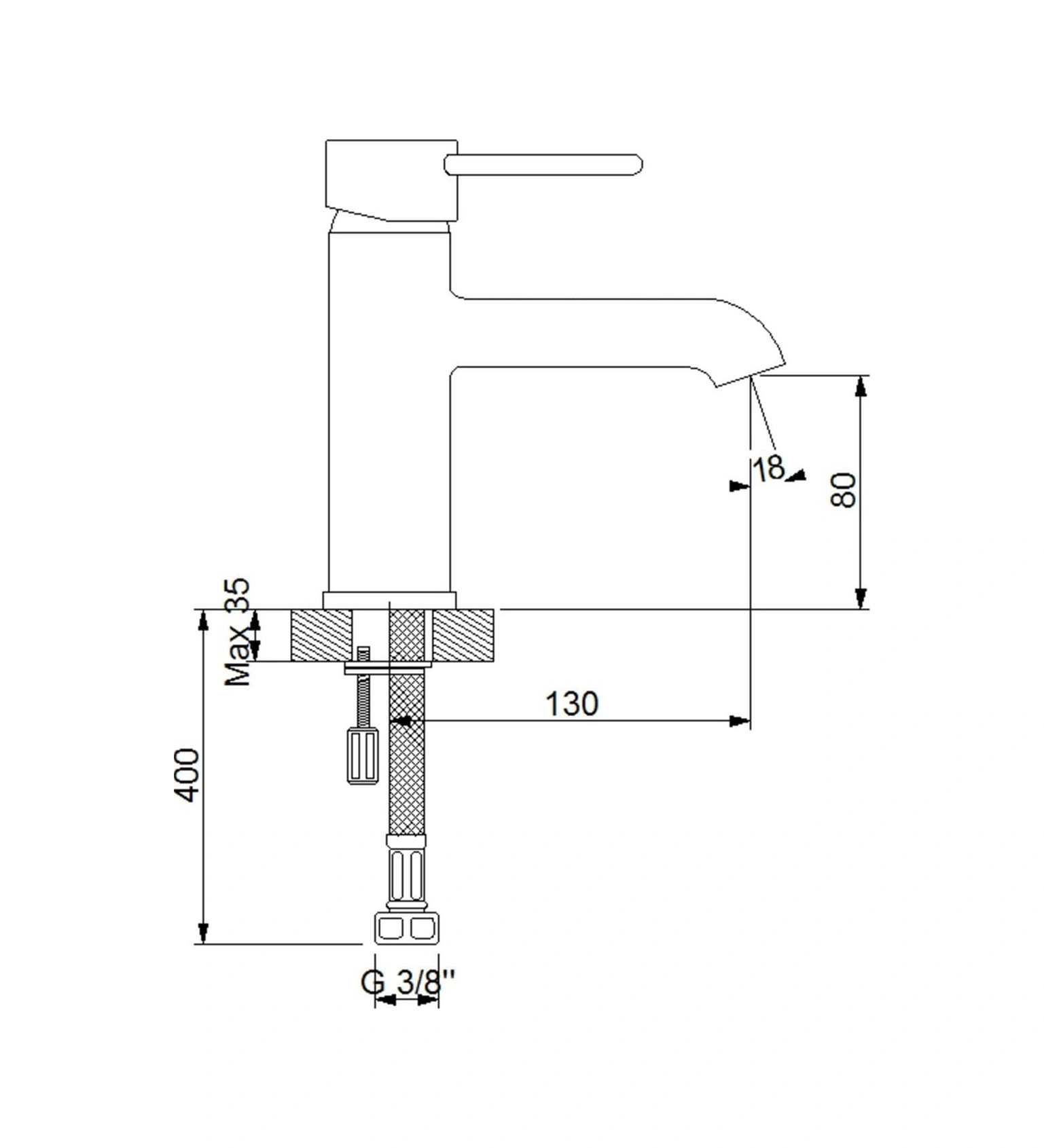 Newarc Mınart Lavabo Bataryası 191521 Krom