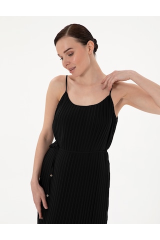 Pierre Cardin Kadın Siyah Elbise Dokuma 50301053-vr046