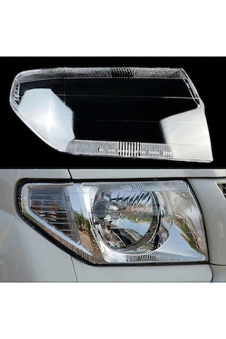 Yifomall Mitsubishi Pajero H65w H66w H76w H77w Sağ Ön Far Kapağı - Yüksek Şeffaflık, Uv Kaplamalı, Su Geçirmez