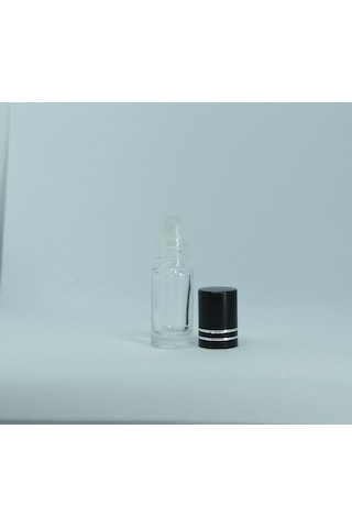 Boş Parfüm Şişesi 3 ML 10 Adet Siyah Kapaklı Roll-on Boş Şişe