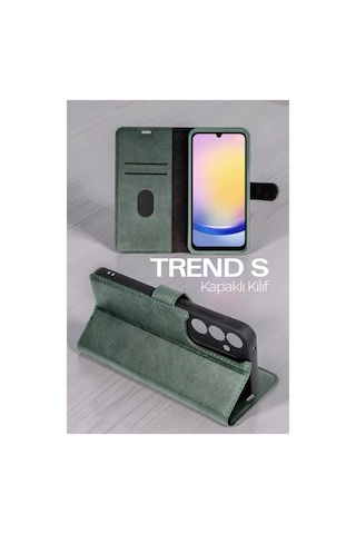 Samsung Galaxy Uyumlu A37 5g Kılıf Deri Deluxe Cüzdanlı Kapaklı Case Siyah
