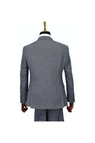 Erkek Regular Fit Yelekli Çift Yırtmaçlı Takım Elbise Bgl-St03824 001