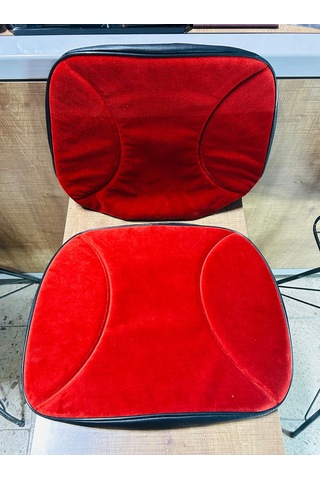 Massey Ferguson 148 Kırmızı Desen Asgari Branda Ve Düz Kırmızı Koltuk Kılıfı Takım