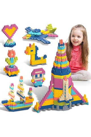 Think Master Constructo Stem Eğitici Oyuncak Yapı Oyuncağı Montessori Zeka Oyunu Yapı Taşları Seti 120 Parça