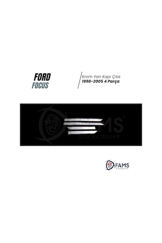 Ford Focus 1 Krom Yan Kapı Çıta 4 Kapı 1998-2005 P.çelik