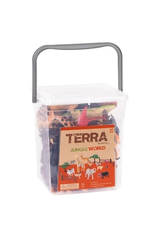 Terra Büyük Oyun Seti Safari Dünyası 60 Parça