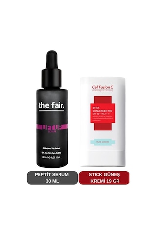 The Fair. Peptit Serum ve Cell Fusion C Stick Güneş Kremi Set