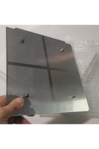 Homyl Paslanmaz Çelik Şasi Süzgeci Taşınabilir Aksesuarlar Gümüş