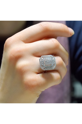 Lilarote 0.63 Ct Pırlanta Mega Yüzük