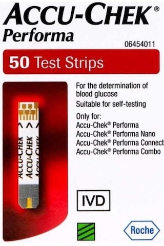Accu-Chek Performa Nano Strip Şeker Ölçüm Çubuğu 50'li