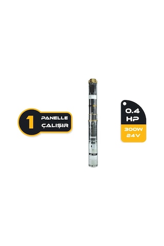 Dc Dalgıç Pompa 0.4 Hp / 300w / 24v 3rdc3-35-24-300