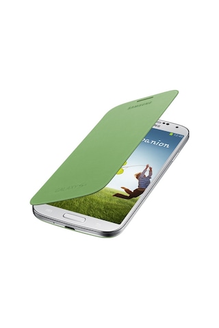 Galaxy S4 İ9500 İle Uyumlu Flip Cover Kılıf Yeşil Ef-fı950gegww Yeşil