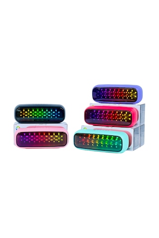 Platoon Pl-4458 Sd,usb Girişli Rgb Işıklı Bluetooth Speaker Ms-a11