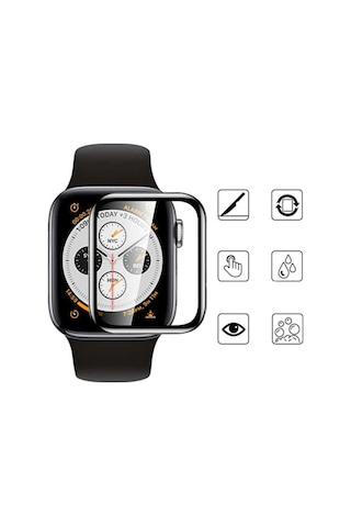 Apple Watch Uyumlu 7 41mm Birebir Ekranı Tam Kaplayan Slim Pet Ekran Koruyucu