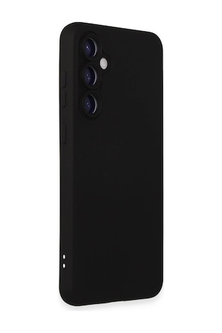 Mep Samsung Uyumlu Galaxy S23 Fe Kılıf Nano İçi Kadife Silikon - Siyah Najmaddin renkli