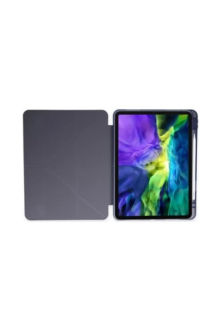 Apple İpad Pro 11 2024 Kılıf Kalemlikli Mars Tablet Kılıfı - Lavender Diğer