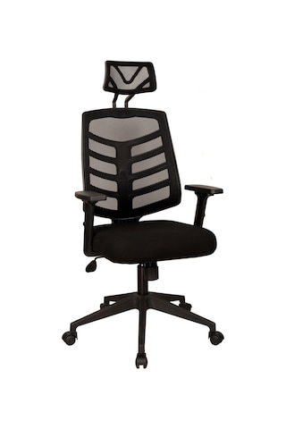 Mobilyakeyfi Bürocci Fileli Müdür Koltuğu - Siyah File - 2350B0541