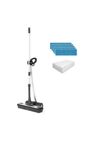 Polti Moppy Black Premium Kablosuz Buharlı Temizleyici (Outlet)