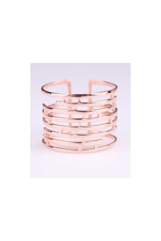 925 Ayar Gümüş Labirent Yüzük, Pembe Rose (Pembe)-Ayarlanabilir