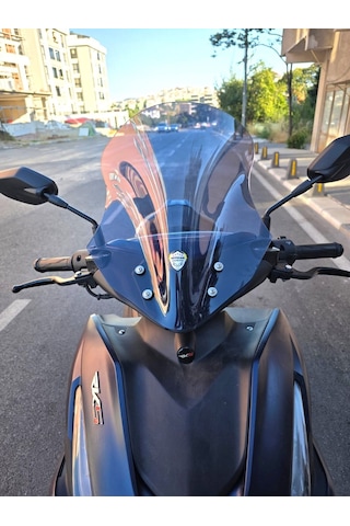 Motocam Kuba Vizy 50 Ön Cam 2025-2026 Model 43cm Füme Renkli Sportif