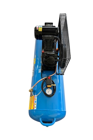 Power PV2065/200 - 3M 200 L Döküm Kafalı Pistonlu Kompresör 220 Volt Monofaze