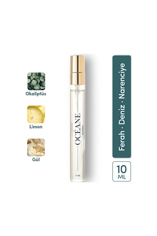 Océane Edp Seyahat Boy Erkek Parfümü 10ml Ferah - Deniz - Narenciye Aromatik, Limon, Gül