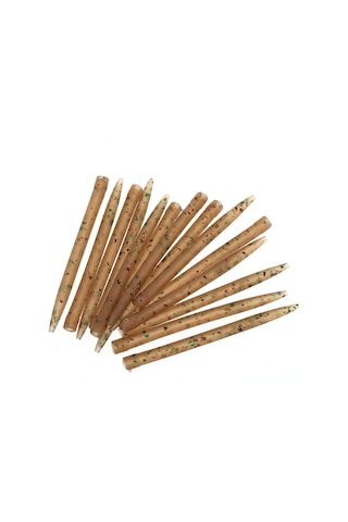 Xiyyadms 50 Adet Kuruşak Engelleme Balıkçılık Kolları - Kamouflaj Renkli, Yumuşak Kauçuk, 54mm Uzunluk, Çarp Balık Rigleri İçin