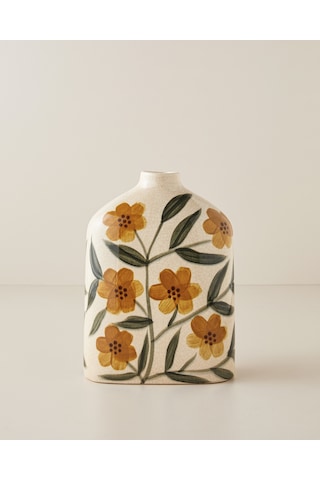 English Home Laurel Seramik Vazo 24 Cm Multicolor Multicolor