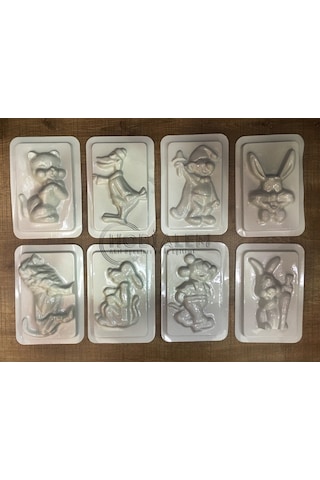 64 Adet. Alçı Kalıbı. 8 Farklı Model. Iş Eğitimi. Etkinlik Seti