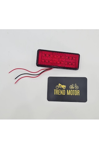 18 Led Reflektör Çakarlı Ve Sabit Mod - Motosiklet Atv Scooter