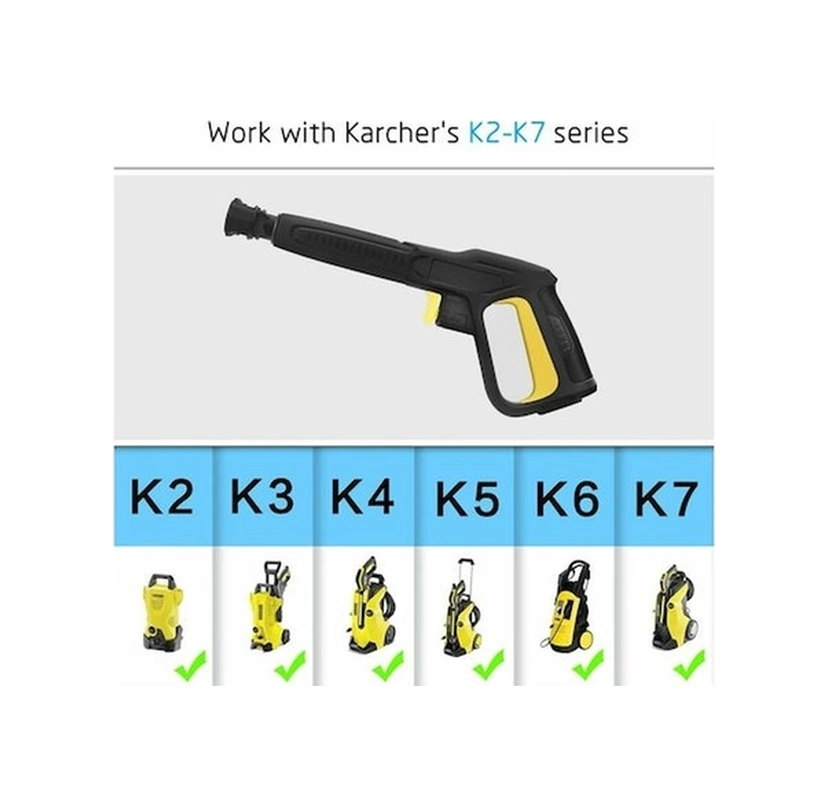 Besthome1 Karcher K2-k7 Uyumlu Su Silindiri Sap Tutamak Seti Yüksek Basınçlı Yıkama Makinesi