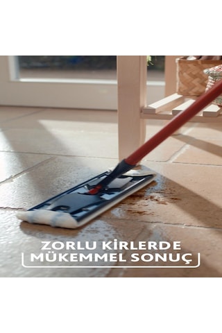 Vileda H2pro %100 Mikrofiber Yedek Mop beyaz
