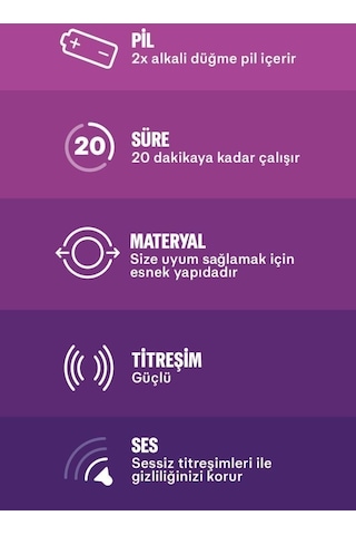 Durex Intense Vibe Bullet Titreşimli Vibratör+Devil Ring Titreşimli Halka+Extreme Anal Kayganlaştırıcı Jel