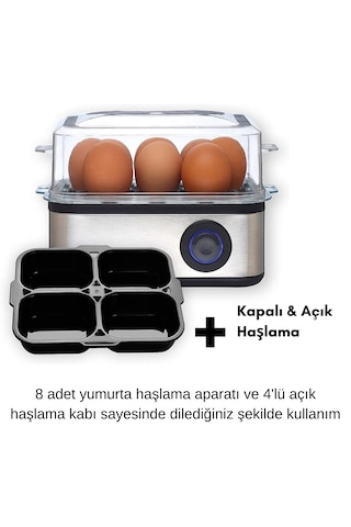 Rowenger 08-EGG 500 W 8'li Yumurta Pişirme Makinesı