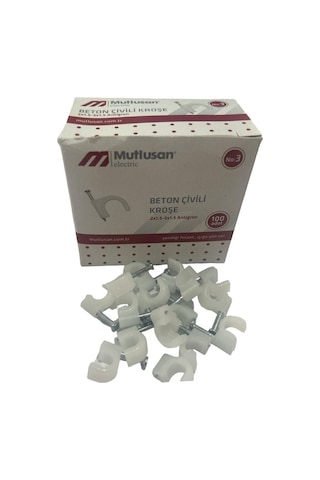Mutlusan Beton Çivili Kroşe No:3 - 100 Adet