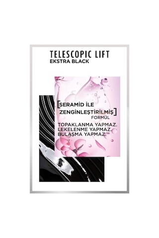 L'Oreal Paris Telescopic Lift Ekstra Siyah Maskara