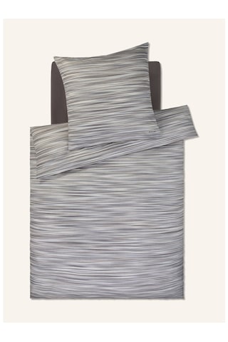 Joop Vıvıd Mako Saten Yatak Çarşafı Takımı, %100 Pamuk, 135x200 + 80x80, Fermuarlı, Almanya Üretimi Çarsaf Koyu Gri