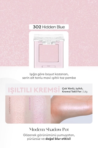 Missha Modern Shadow Pot 302 Hidden Blue