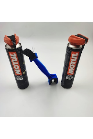 Motul Care C1 + C4 + Fırça Zincir Bakım Seti