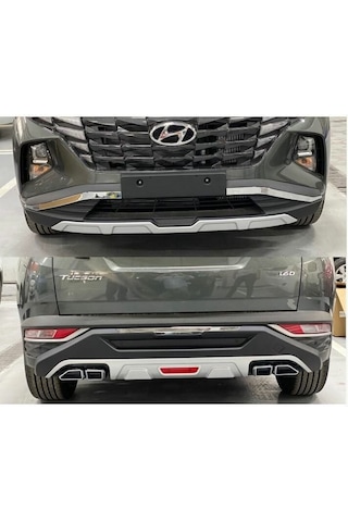 Hyundai Tucson Ön Arka Tampon Koruması Difüzör 2021+ Sonrası Oem